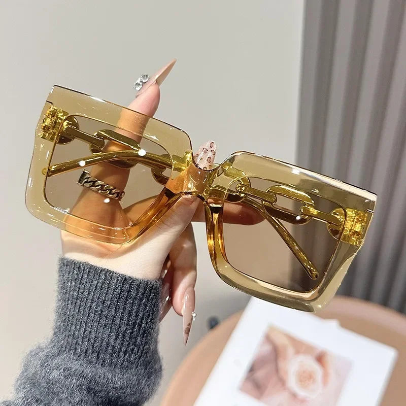 ✨️New Square Chain Sunglasses