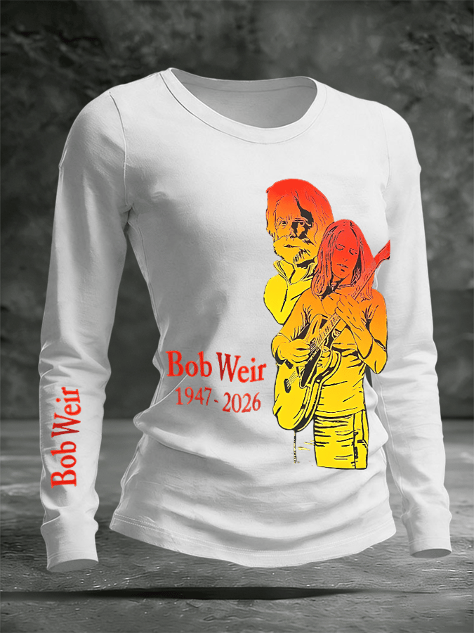 Women's Commemorative Bob Weir Printed Top