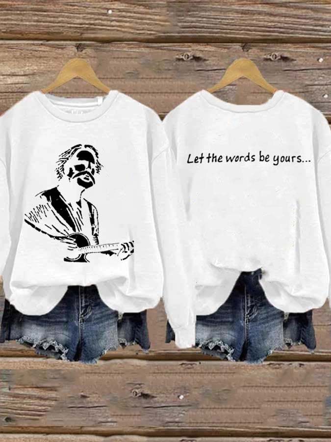 Women's Casual Printed Long-Sleeve Sweatshirt