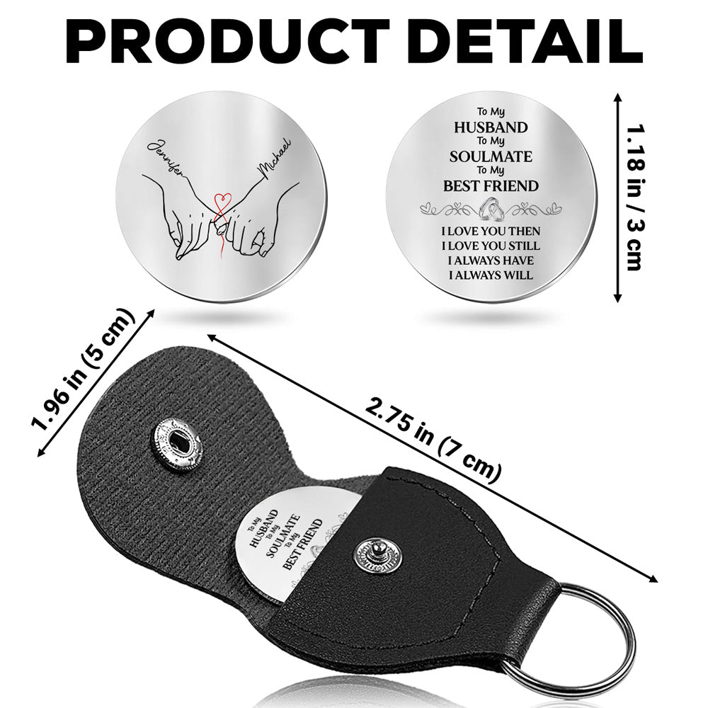 To My Husband Soulmate Best Friend - Personalized Custom Pocket Hug