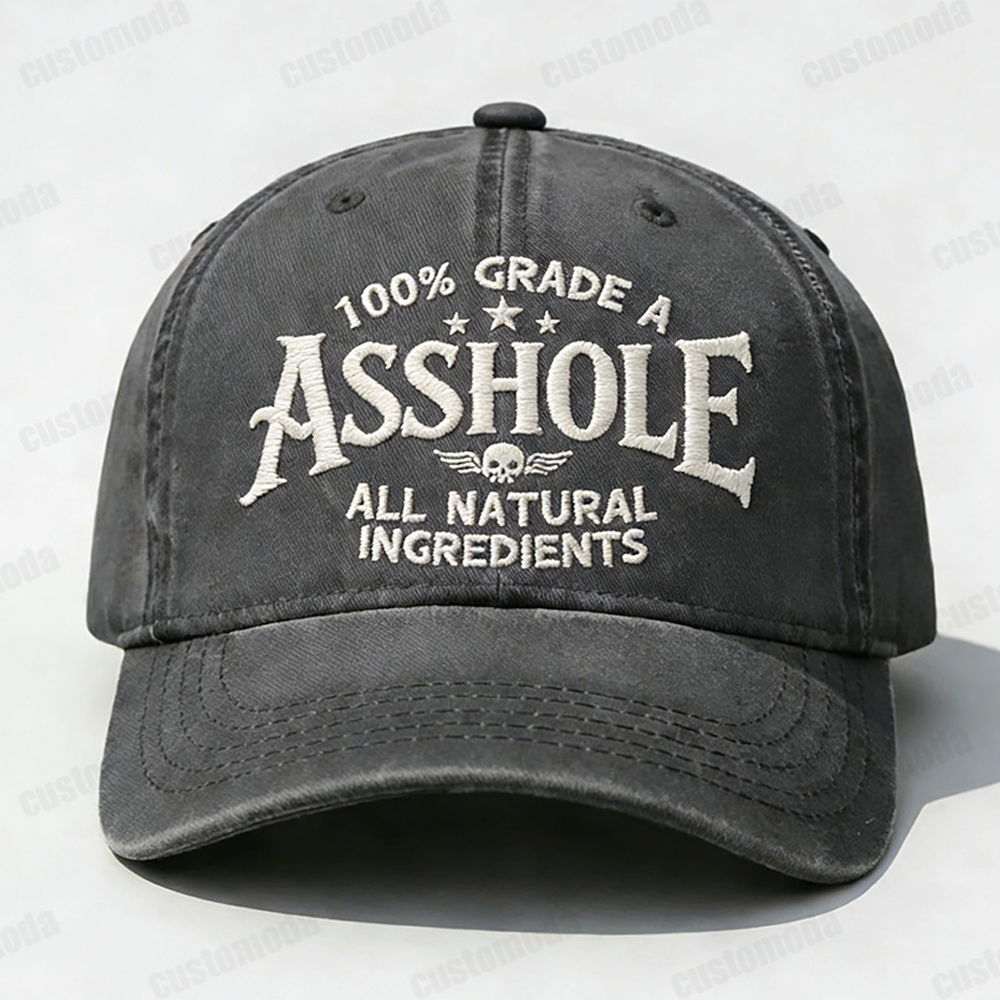 100% Grade A Asshole Embroidery Cap