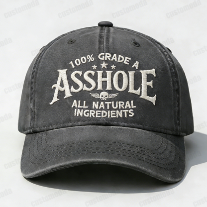 100% Grade A Asshole Embroidery Cap