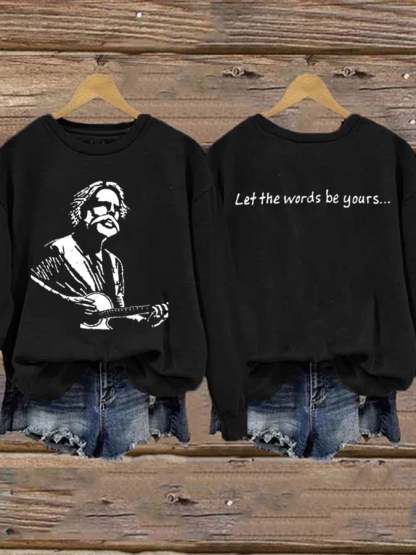 Women's Casual Printed Long-Sleeve Sweatshirt