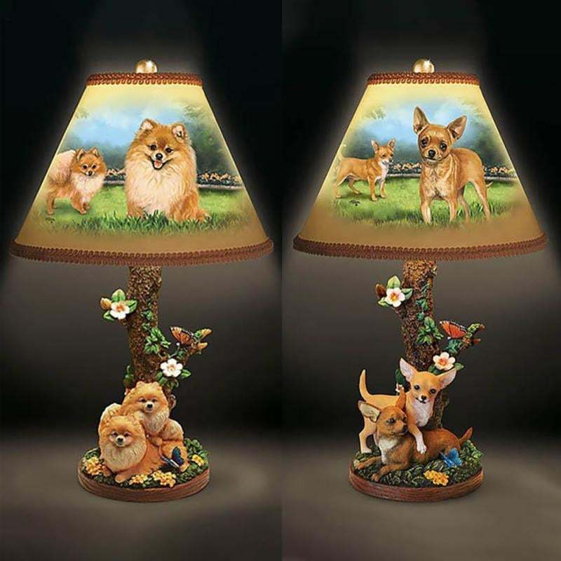 🎁A great gift - cat and dog table lamp