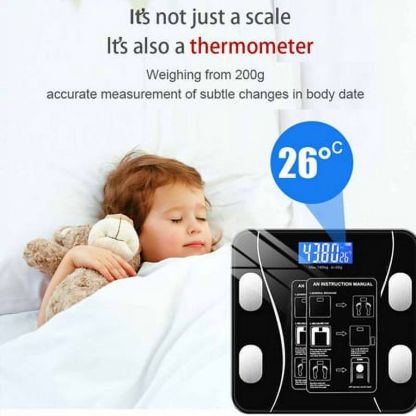Final 3 Hours: 5O% OFF Smart Body Composition Scale – Bluetooth Digital Weight & Health Monitor