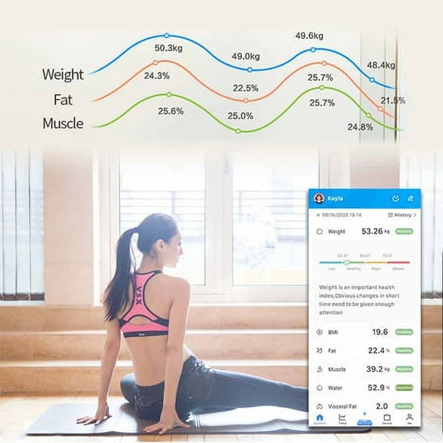 Final 3 Hours: 5O% OFF Smart Body Composition Scale – Bluetooth Digital Weight & Health Monitor