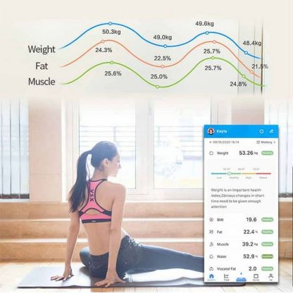 Final 3 Hours: 5O% OFF Smart Body Composition Scale – Bluetooth Digital Weight & Health Monitor