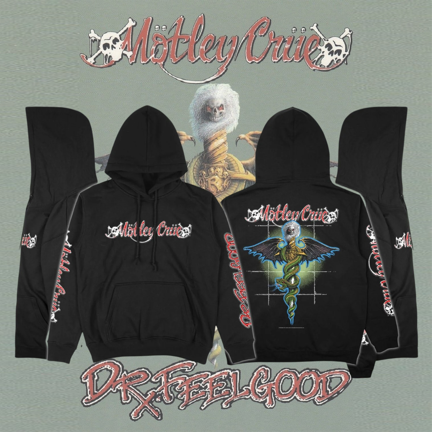 Motley Crue - Dr. Feelgood - Pullover Hoodie