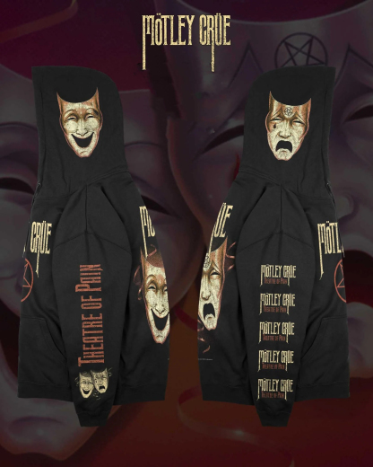 Motley Crue - Theatre Of Pain - Deluxe Pullover Hoodie