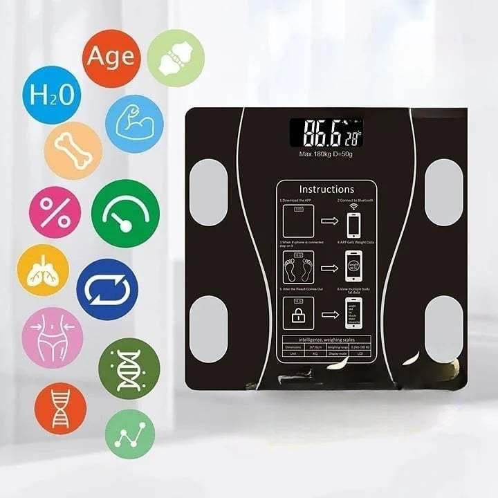 Final 3 Hours: 5O% OFF Smart Body Composition Scale – Bluetooth Digital Weight & Health Monitor