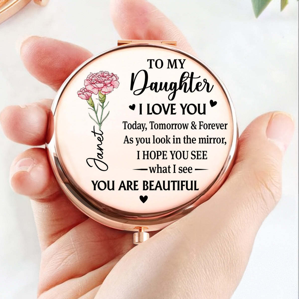 You Are My Greatest Blessing - Personalized Custom Compact Mirror