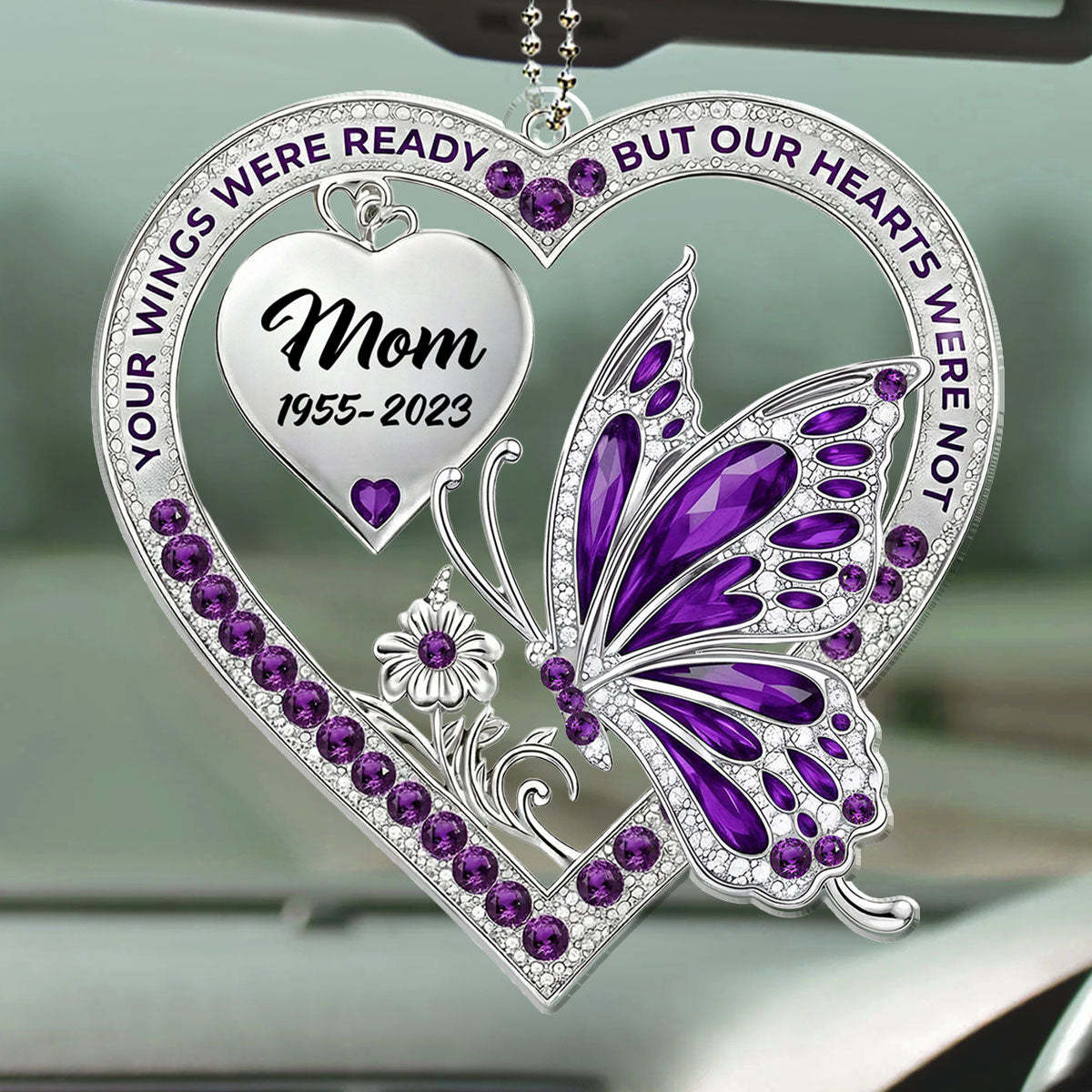 Your Wings - Personalized Custom Car Ornament