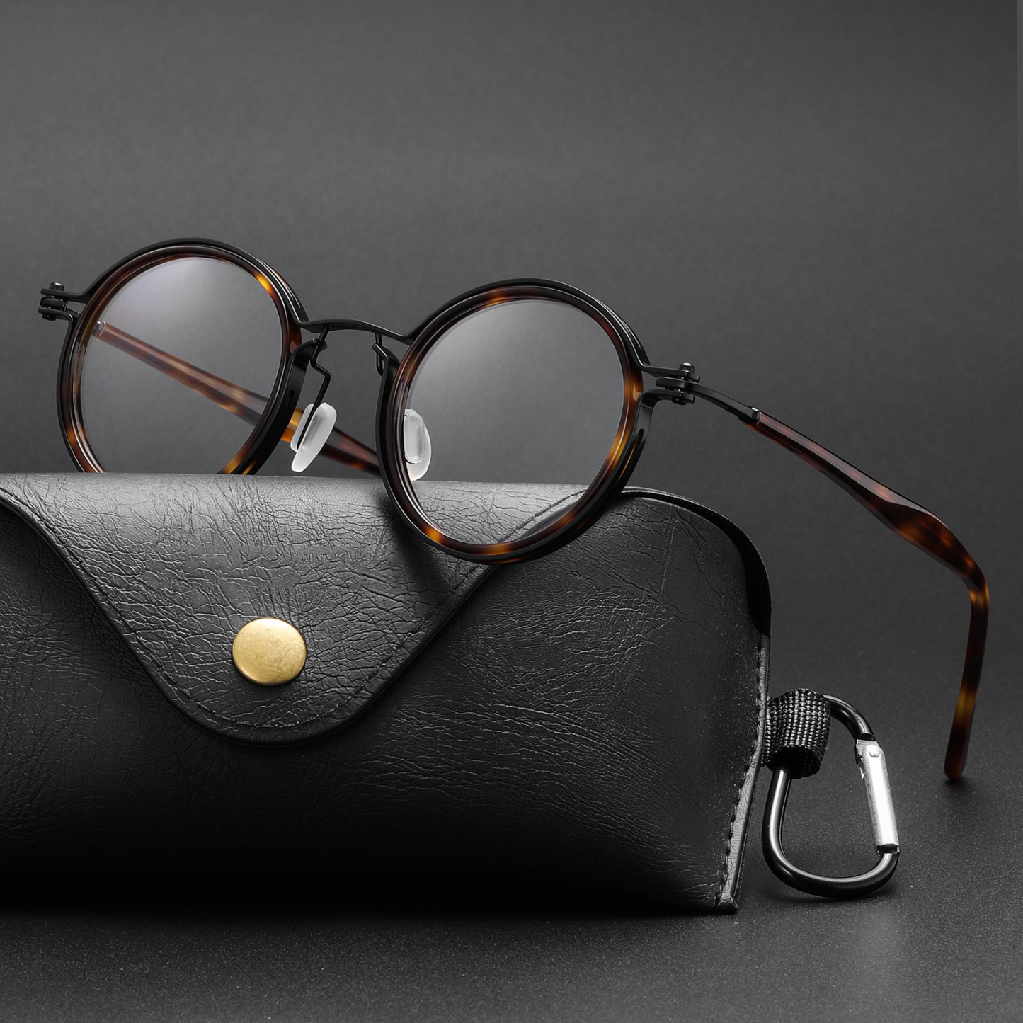 Tate Vintage Round Acetate Glasses Frame