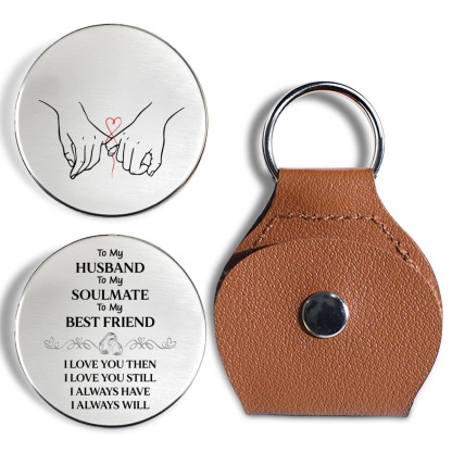 To My Husband Soulmate Best Friend - Personalized Custom Pocket Hug