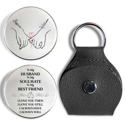 To My Husband Soulmate Best Friend - Personalized Custom Pocket Hug