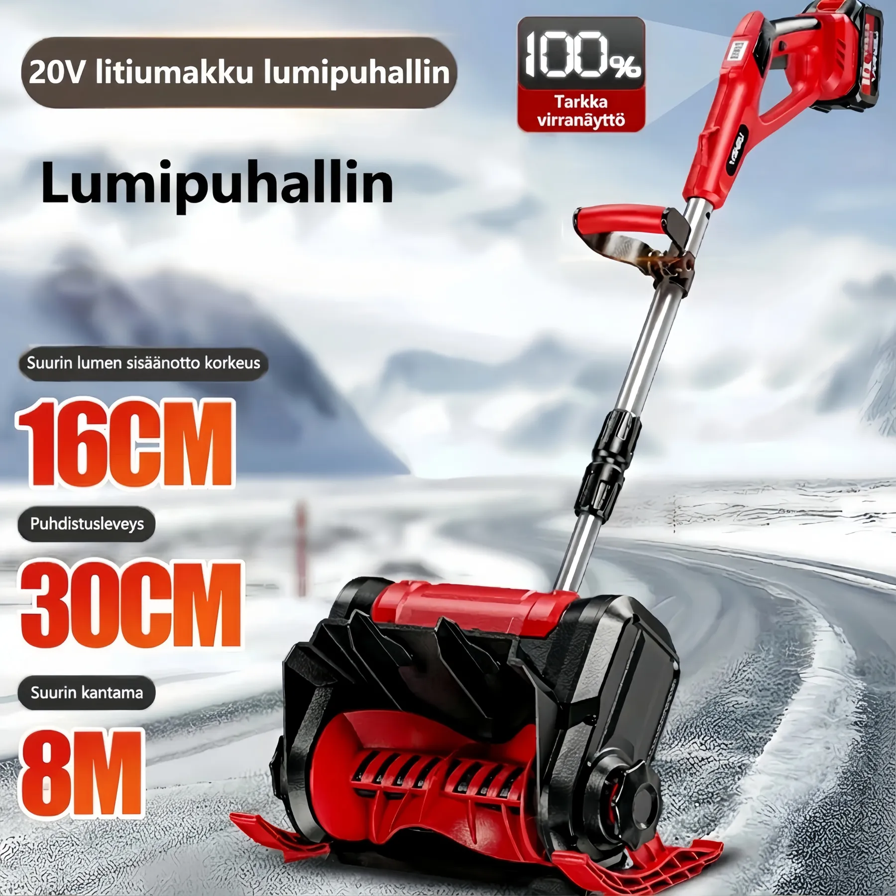 Johdoton lumilapio S3