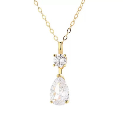 Pear Necklace | 925 Sterling Silver