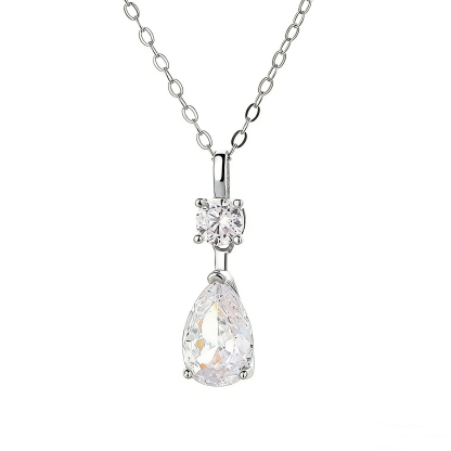 Pear Necklace | 925 Sterling Silver