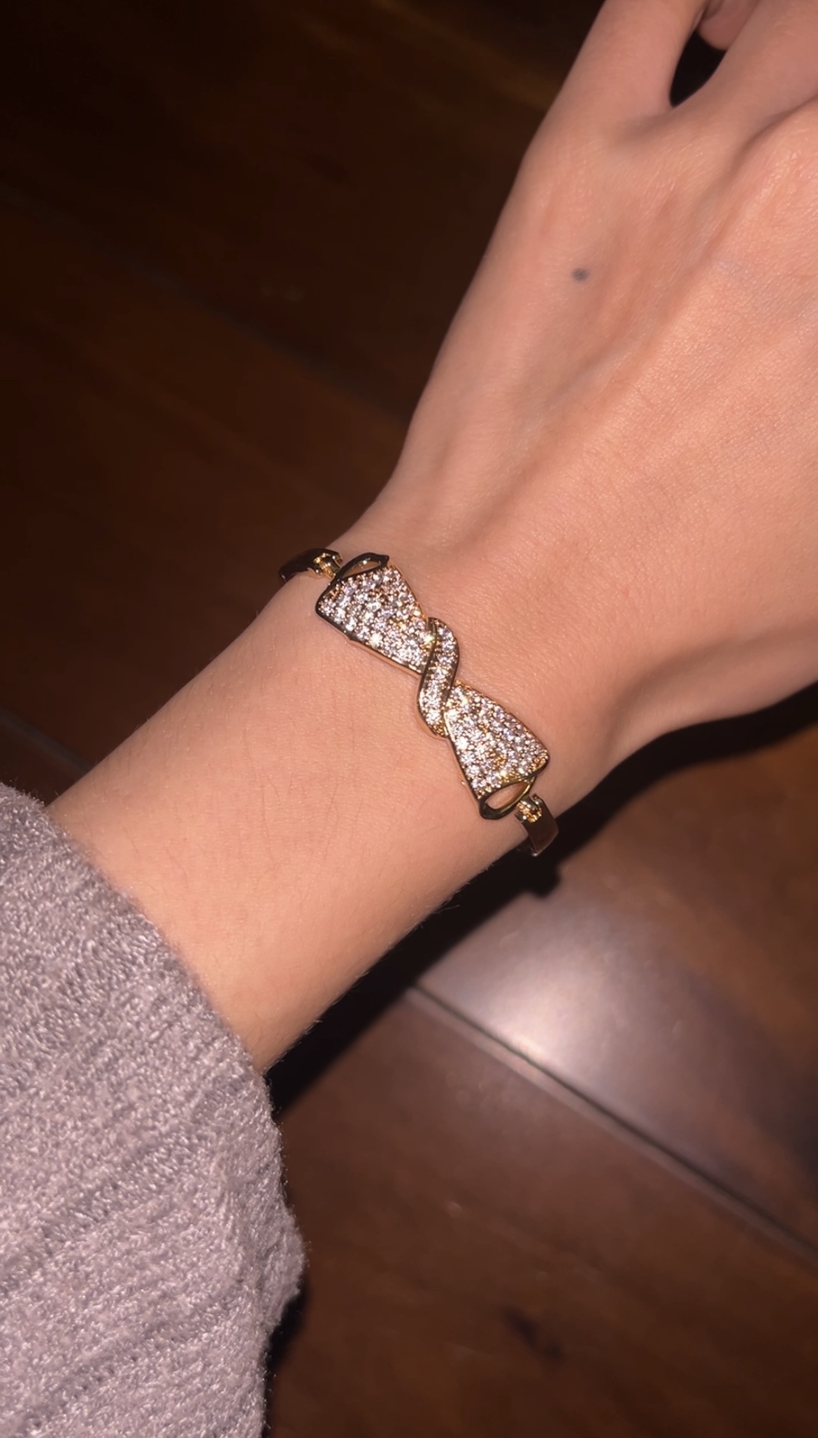 Crystal Bow Bracelet