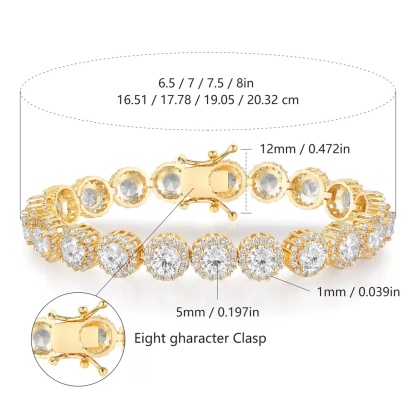 Tennis Halo Bracelet