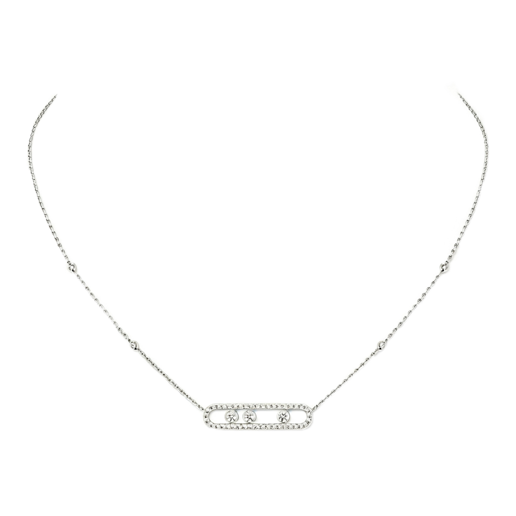 Move Full Diamond Necklace