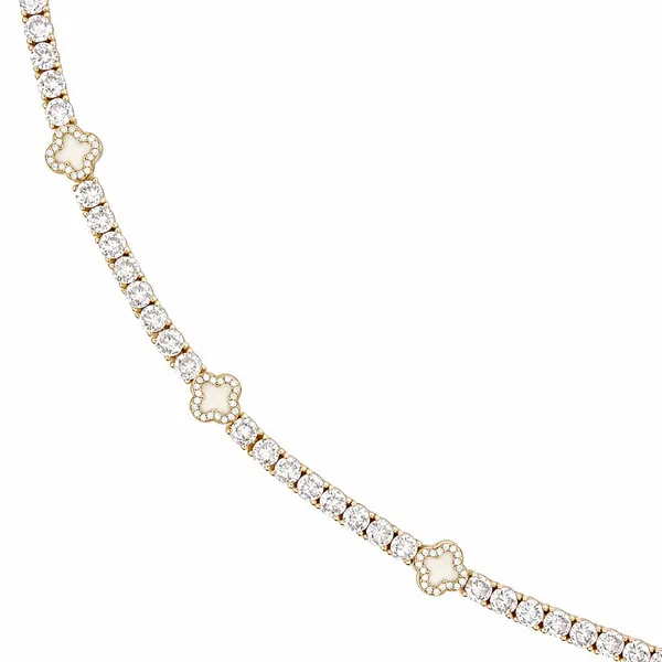 Xara Four-Leaf Clover Necklace