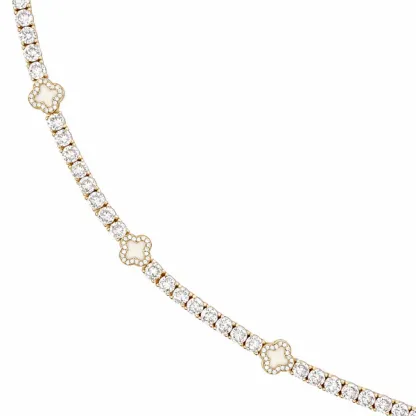 Xara Four-Leaf Clover Necklace