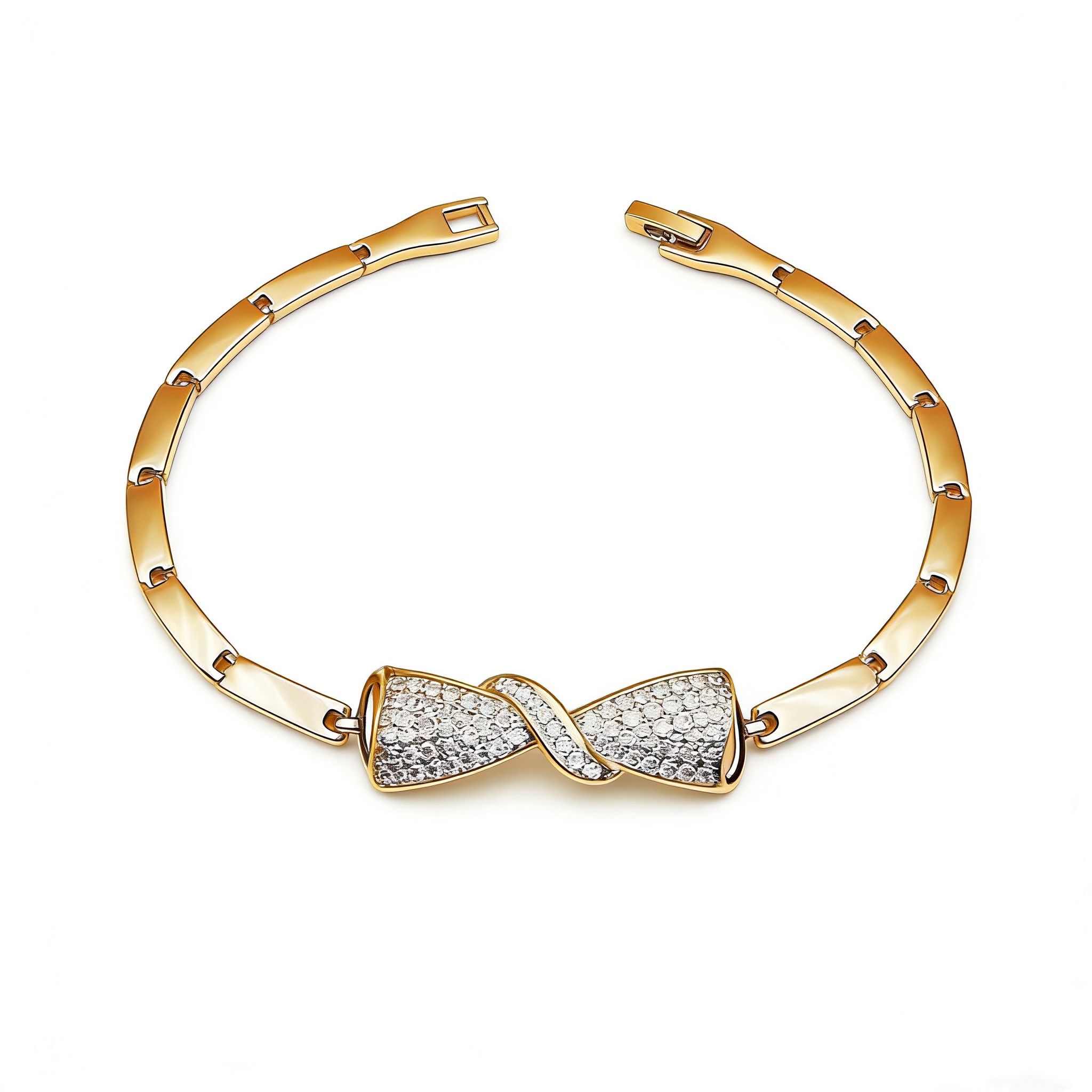 Crystal Bow Bracelet