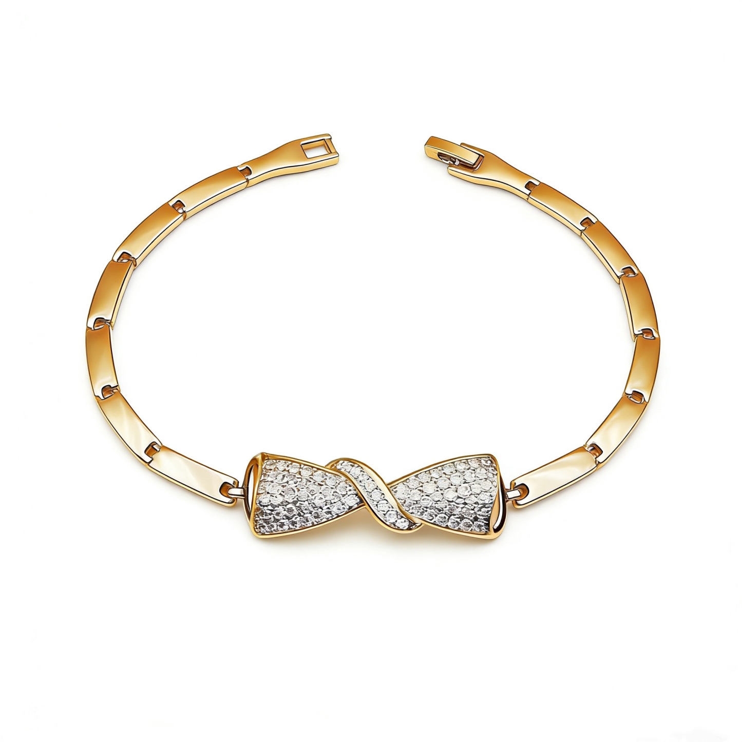 Crystal Bow Bracelet