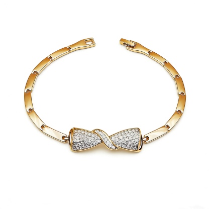 Crystal Bow Bracelet