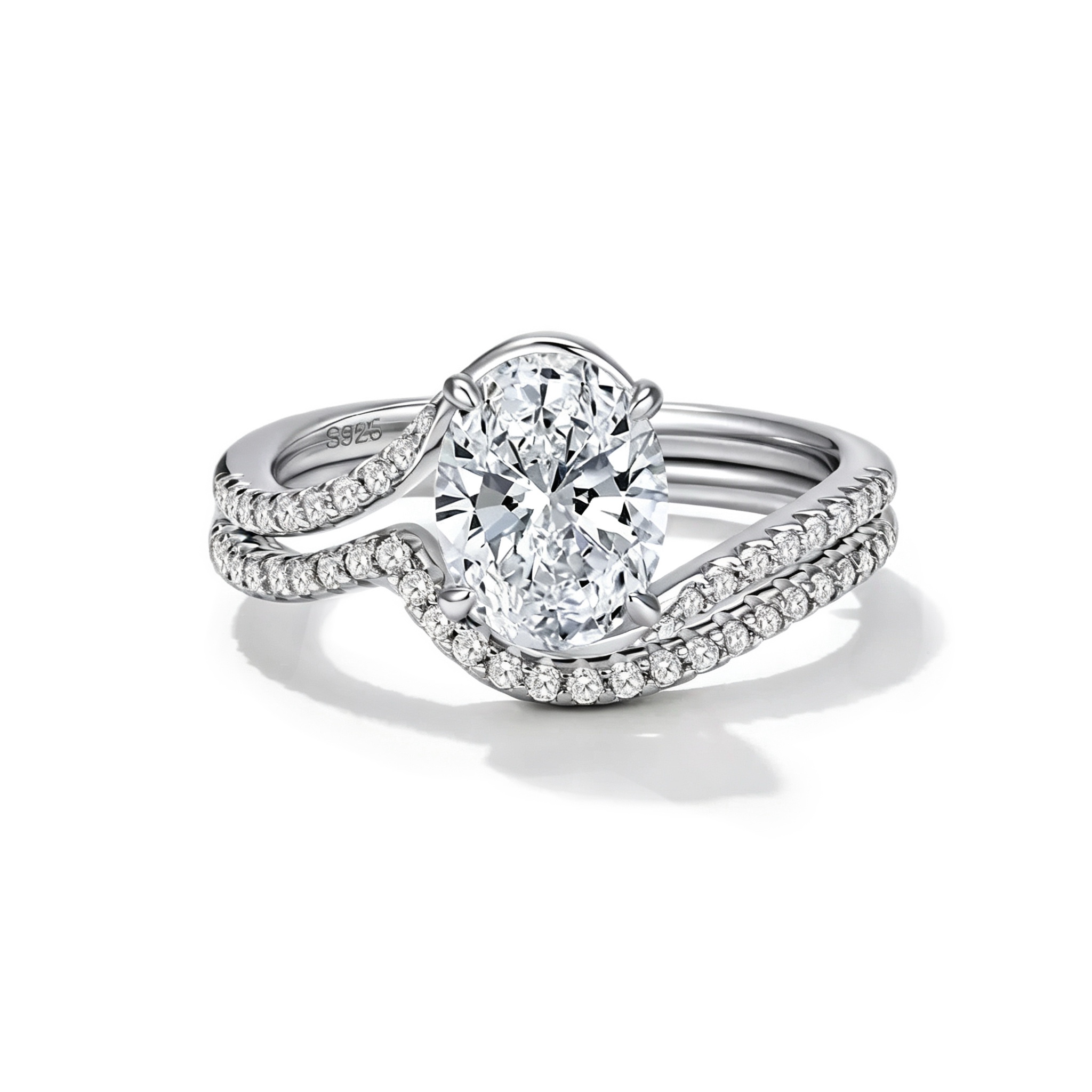 Diana Moissanite Ring｜925 Sterling Silver
