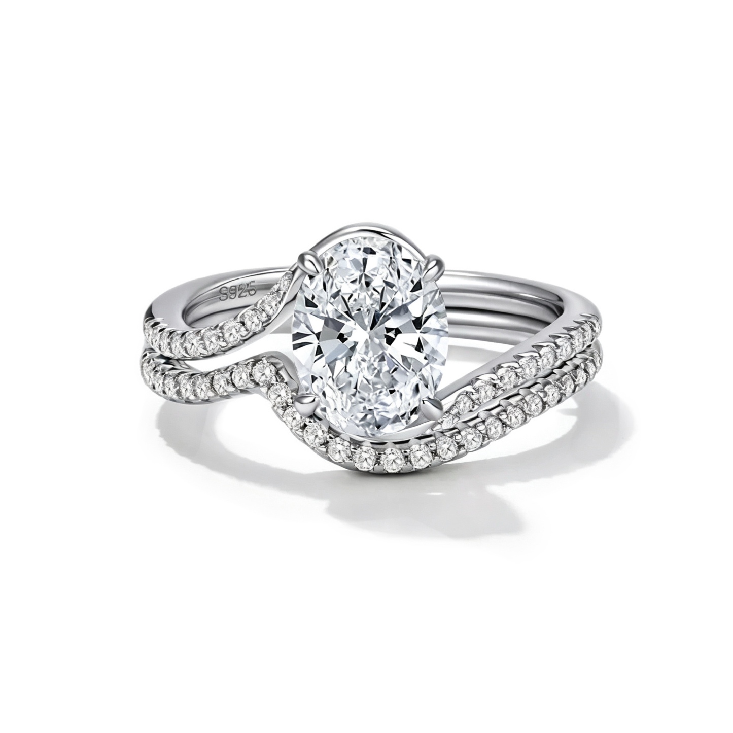 Diana Moissanite Ring｜925 Sterling Silver