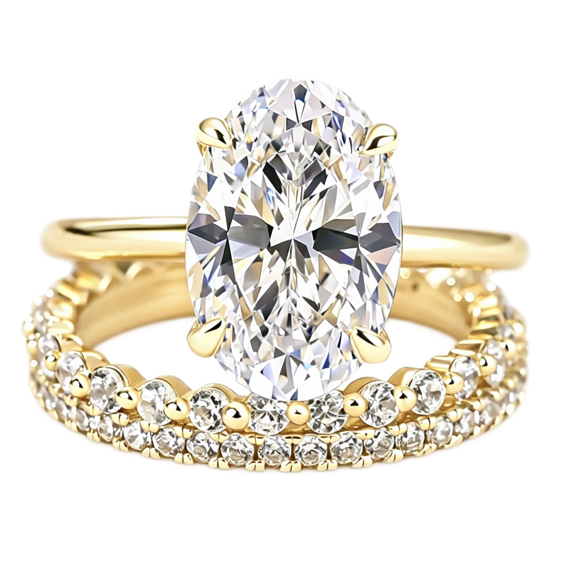 Theia Oval Diamond Ring｜925 Sterling Silver