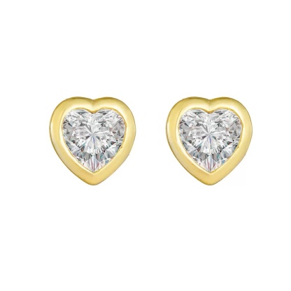 Antheia Heart Earrings | 925 Sterling Silver