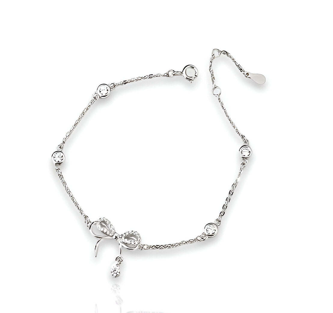 Flair Bow Bracelet | 925 Sterling Silver