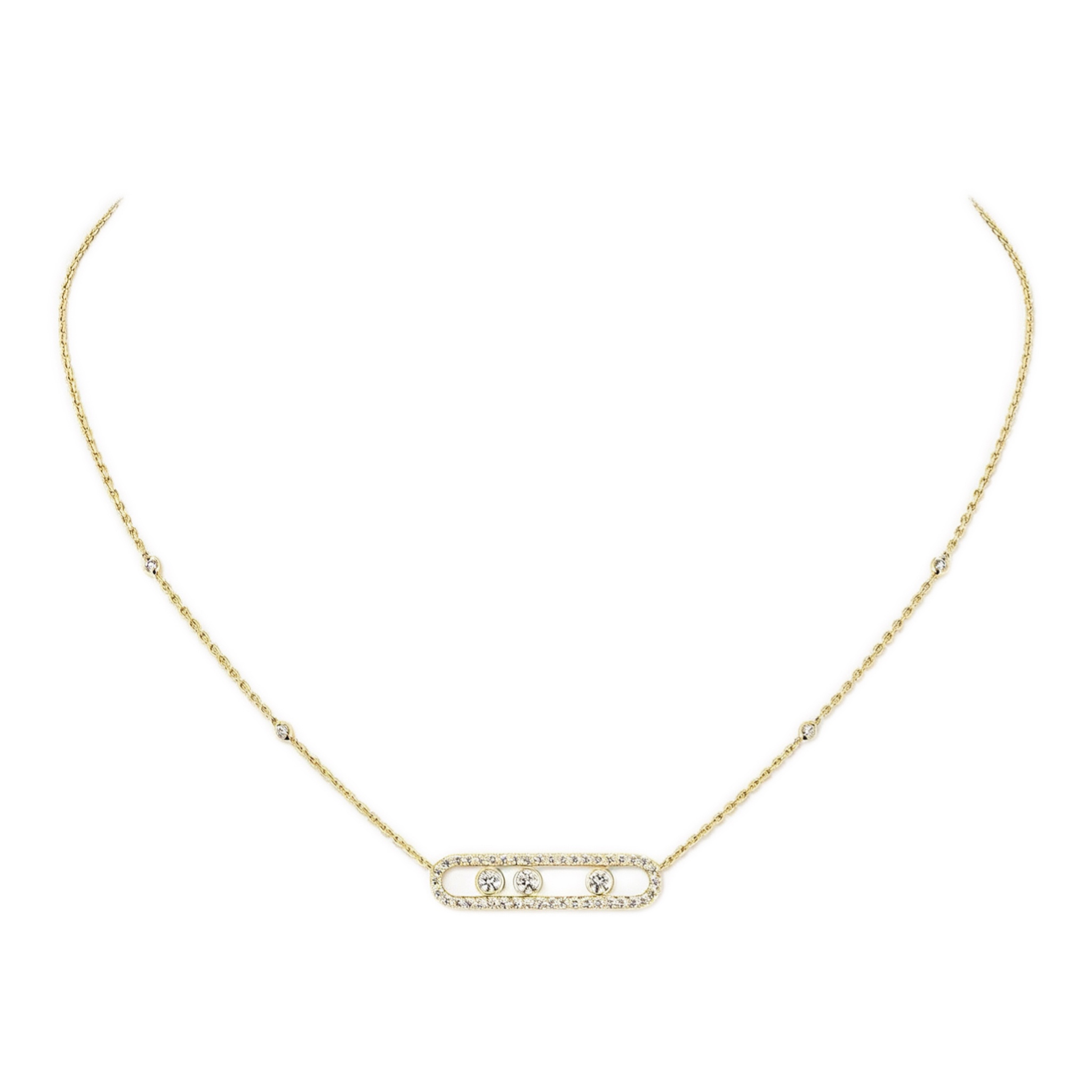 Move Full Diamond Necklace
