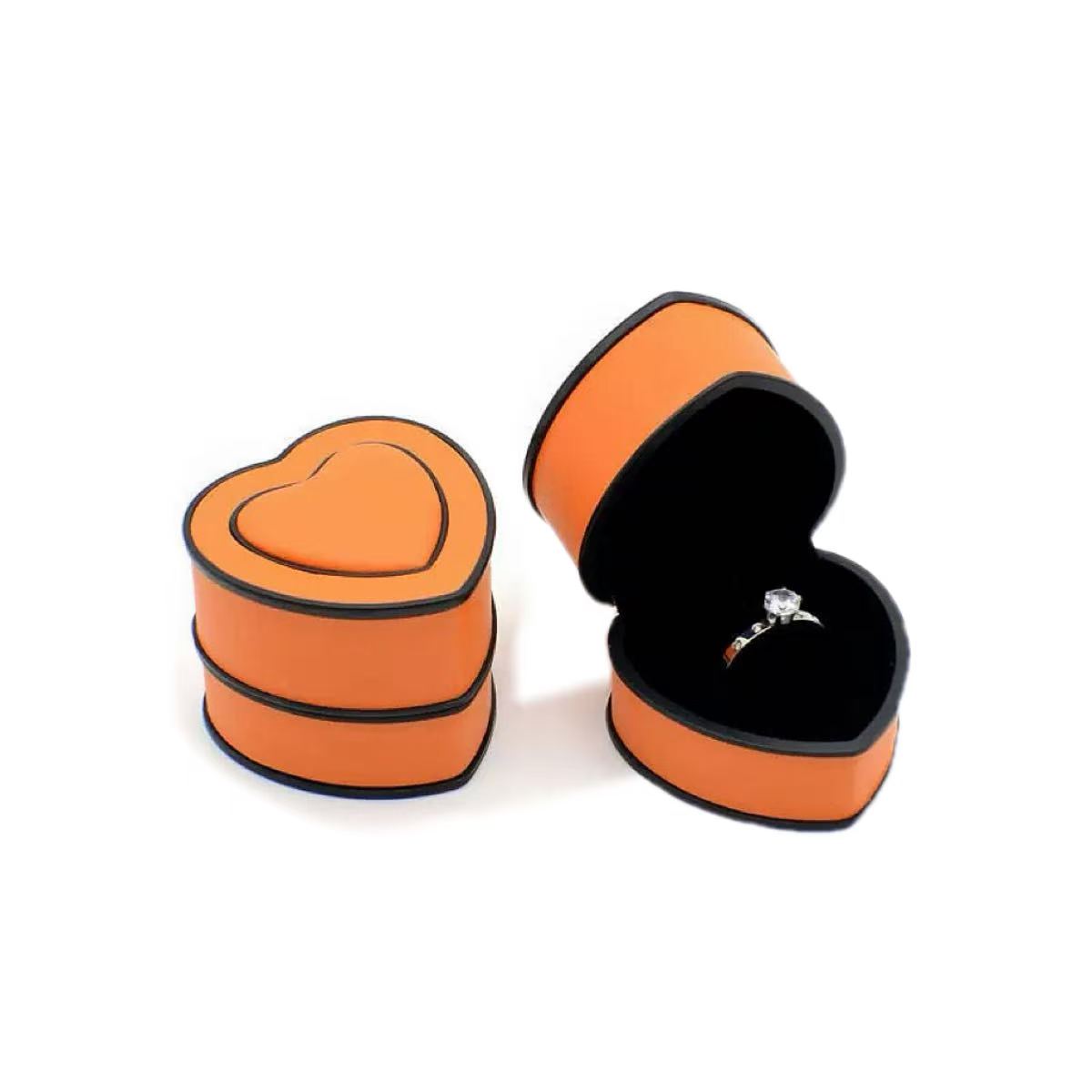 Heart Shape Proposal Ring Box