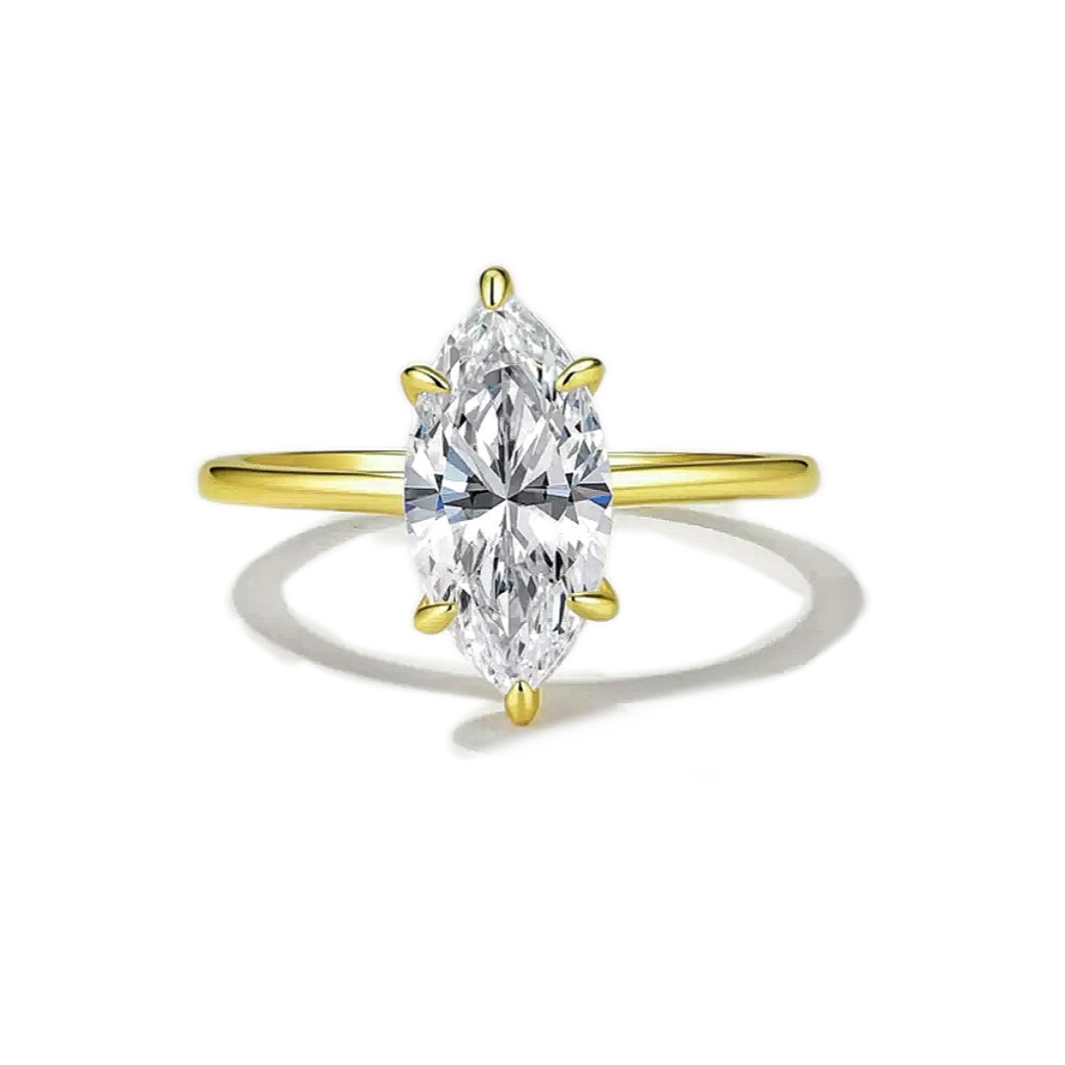 Marchioness Marquise Moissanite Ring｜925 Sterling Silver