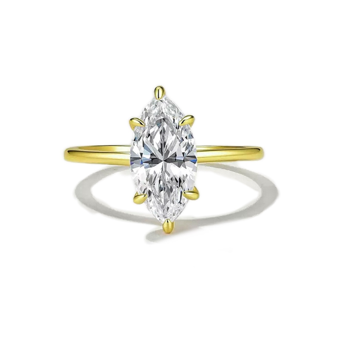 Marchioness Marquise Moissanite Ring｜925 Sterling Silver