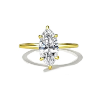 Marchioness Marquise Moissanite Ring｜925 Sterling Silver