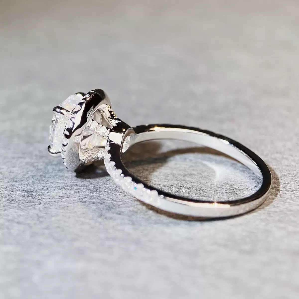 Winston Halo Ring | 925 Sterling Silver