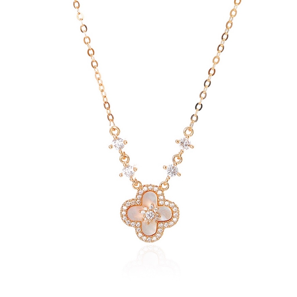 Diamond Sakura Necklace