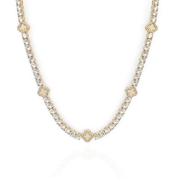Xara Four-Leaf Clover Necklace