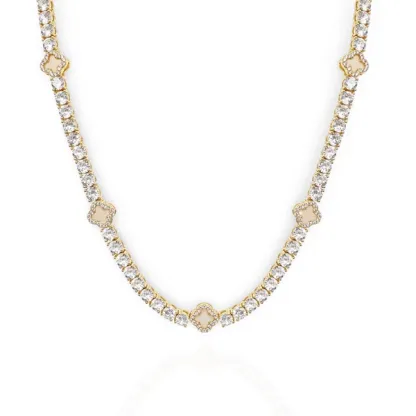 Xara Four-Leaf Clover Necklace