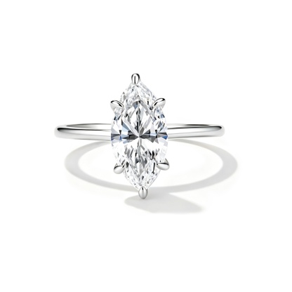 Marchioness Moissanite Ring｜925 Sterling Silver