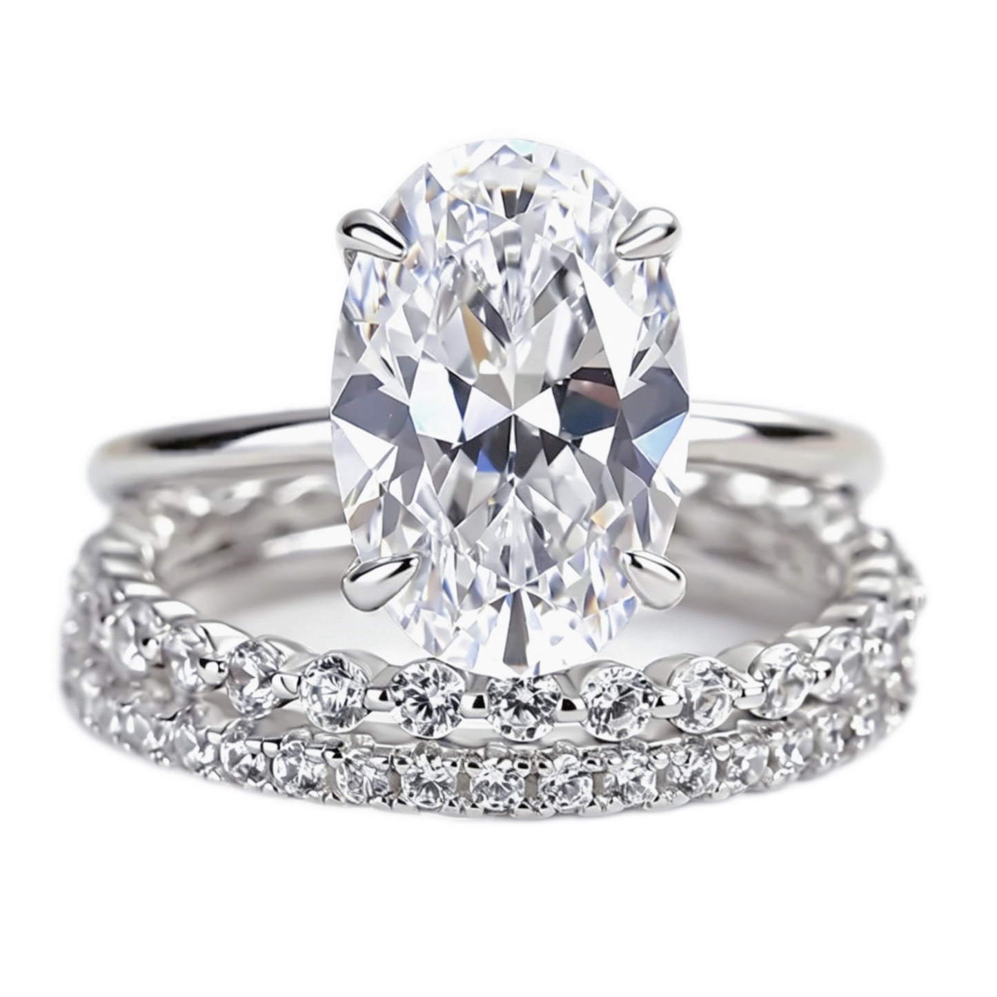 Theia Oval Diamond Ring｜925 Sterling Silver