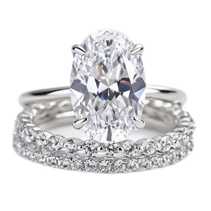 Theia Oval Diamond Ring｜925 Sterling Silver
