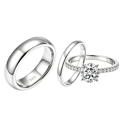Eternity Wedding Rings | 925 Sterling Silver