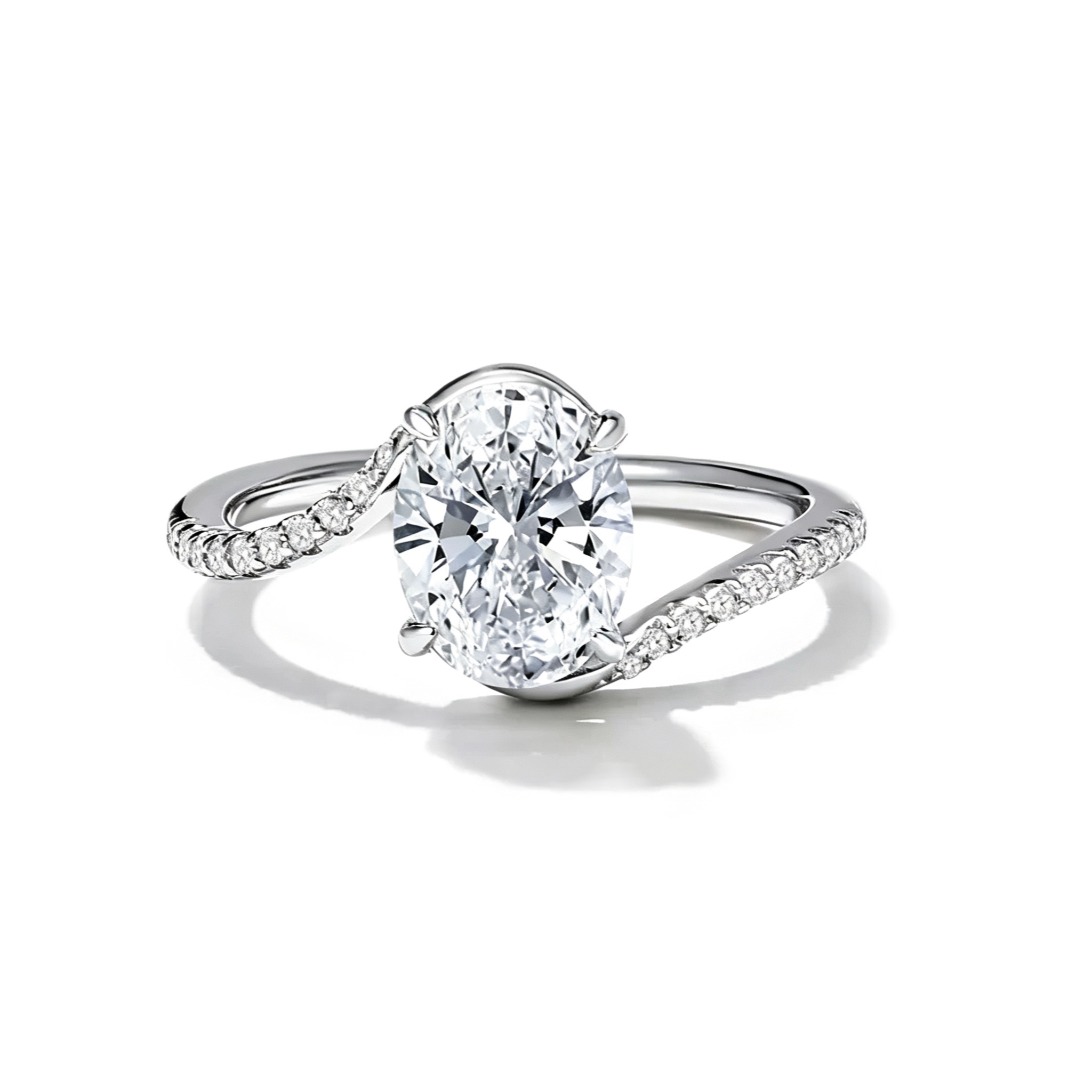 Diana Moissanite Ring｜925 Sterling Silver