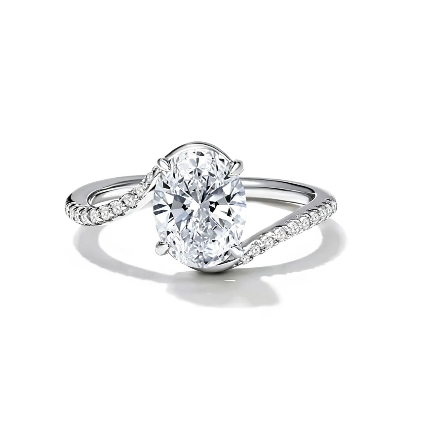 Diana Moissanite Ring｜925 Sterling Silver